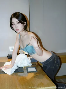 Modern Elegance with Zhi Zhi in XiuRen No.10785: A Chic Office Vibe - image 6