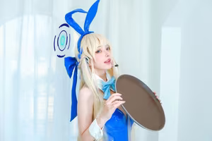 Coser Fa Cai A Xian embodies enchanting Time Bunny Girl in captivating photoshoot - image 7