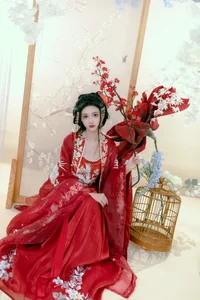 YiTuYu Art Language Vol.5633: Featuring the Stunning Qi Luo Sheng De Xiao Su Su Portrait Collection - image 15