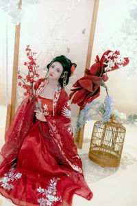 YiTuYu Art Language Vol.5633: Featuring the Stunning Qi Luo Sheng De Xiao Su Su Portrait Collection - image 2