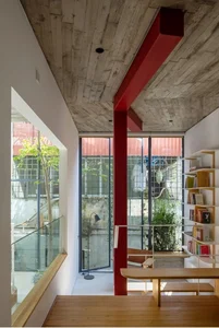 A Hanoi house in a narrow alley filled with natural light and ventilation - image 5