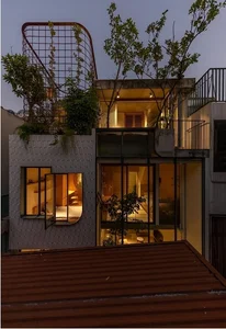 A Hanoi house in a narrow alley filled with natural light and ventilation - image 1