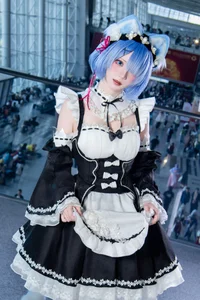 Stunning Rem Cat Maid Cosplay by Hana at Firefly Animation Carnival – Re:Zero Inspired Anime Photoshoot - image 47