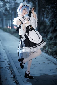 Stunning Rem Cat Maid Cosplay by Hana at Firefly Animation Carnival – Re:Zero Inspired Anime Photoshoot - image 14