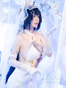 Stunning Azur Lane New Jersey Cosplay: Exultant Snow White Ceremony Bridal Gown by Yi Se Yu - Full Photo Collection and Video - image 8