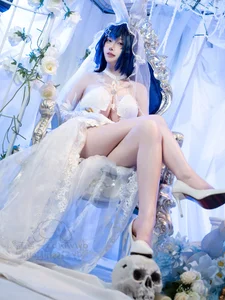 Stunning Azur Lane New Jersey Cosplay: Exultant Snow White Ceremony Bridal Gown by Yi Se Yu - Full Photo Collection and Video - image 13