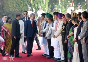 Official State Reception for General Secretary and President To Lam in India - image 7