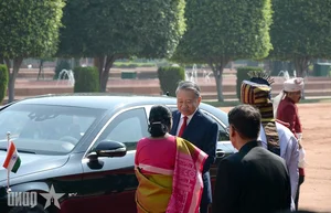 Official State Reception for General Secretary and President To Lam in India - image 0