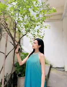 Doãn Hải My at Tay Ho Temple: A Blend of Traditional Grace and Modern Elegance - image 0