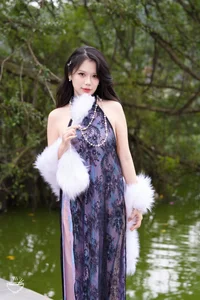 Modern Red Ao Dai: Elegant Vietnamese Traditional Dress with Floral Embroidery for Lunar New Year and Cultural Celebrations - image 2