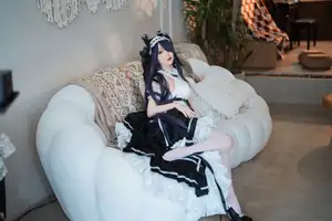 Immerse in Coser Mian Bing Xian Er's stunning August Maid transformation from Azur Lane (43P) – An Azur Lane Masterpiece! - image 12