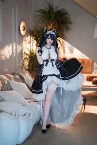 Immerse in Coser Mian Bing Xian Er's stunning August Maid transformation from Azur Lane (43P) – An Azur Lane Masterpiece! - image 7