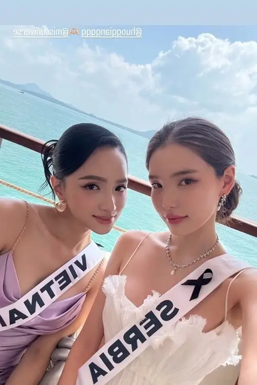 Huong Giang Shines Powerfully with Elegant Evening Gown Style at Miss Universe 2025