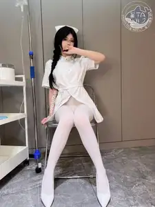 Coser ATsha Transforms into an Alluring White Stockings Nurse - Part02 - image 14