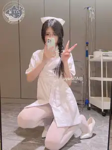 Coser ATsha Transforms into an Alluring White Stockings Nurse - Part02 - image 11