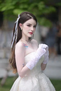 Jessie Vard Stuns in Ethereal White Dress: The Return of the Goddess of the Stream - image 2