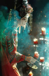 Bai Lu’s Ethereal Bridal Look in The Strange Case of Tang Palace: A Captivating Transformation in New Chinese Drama - image 1