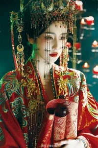 Bai Lu’s Ethereal Bridal Look in The Strange Case of Tang Palace: A Captivating Transformation in New Chinese Drama - image 4