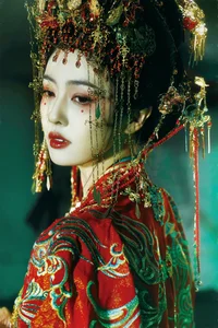 Bai Lu’s Ethereal Bridal Look in The Strange Case of Tang Palace: A Captivating Transformation in New Chinese Drama - image 2