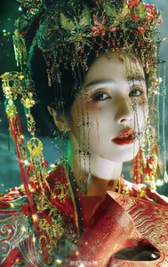 Bai Lu’s Ethereal Bridal Look in The Strange Case of Tang Palace: A Captivating Transformation in New Chinese Drama - image 6