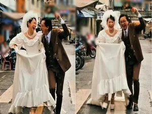 The Happy Marriage of the Rising Star Mentored by Comedian Truong Giang - image 5