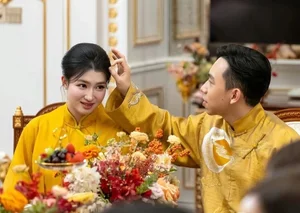 Timeless Grace: Phuong Nhi’s Serene Buddhist Wedding Ceremony in Traditional Ao Dai - image 6