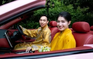 Timeless Grace: Phuong Nhi’s Serene Buddhist Wedding Ceremony in Traditional Ao Dai - image 0