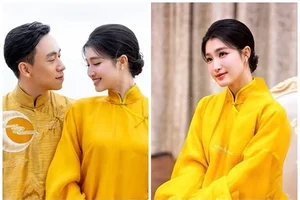 Timeless Grace: Phuong Nhi’s Serene Buddhist Wedding Ceremony in Traditional Ao Dai - image 2