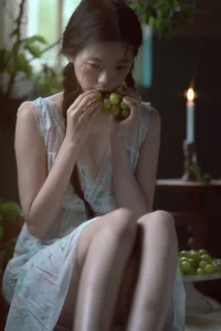 Elegant Indoor Portrait Photography: Cai Jing Fan in YiTuYu Art Language Vol.9133 - Aesthetic Private Room Series - image 6