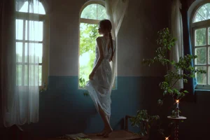 Elegant Indoor Portrait Photography: Cai Jing Fan in YiTuYu Art Language Vol.9133 - Aesthetic Private Room Series - image 9