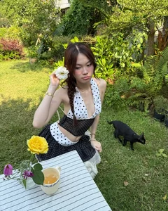 Ly Pham Radiates Elegance in a Sweet Polka Dot Dress Design - image 2