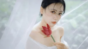 Elegant Artistic Portraits: YiTuYu Art Language Vol.7491 Featuring Shi Ang Yang Ya - image 4