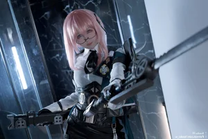 Captivating Sharpness and Futuristic Elegance KuukoW as Yanagi in a Stunning Visual Display - image 3