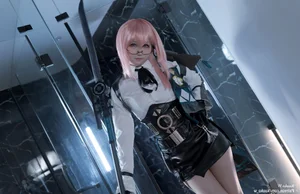 Captivating Sharpness and Futuristic Elegance KuukoW as Yanagi in a Stunning Visual Display - image 1