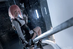 Captivating Sharpness and Futuristic Elegance KuukoW as Yanagi in a Stunning Visual Display - image 5