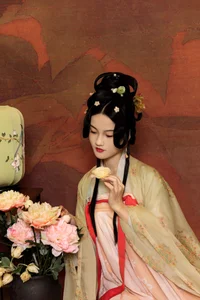 Elegant Traditional Chinese Hanfu Portrait Series: Featuring Model Shan Shan in YiTuYu Art Language Vol.9355 - image 10