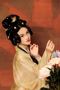 Elegant Traditional Chinese Hanfu Portrait Series: Featuring Model Shan Shan in YiTuYu Art Language Vol.9355 - image 7