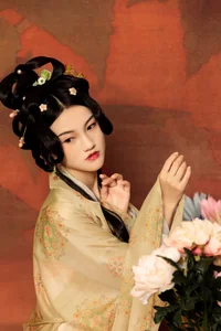 Elegant Traditional Chinese Hanfu Portrait Series: Featuring Model Shan Shan in YiTuYu Art Language Vol.9355 - image 5