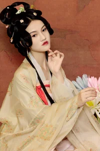 Elegant Traditional Chinese Hanfu Portrait Series: Featuring Model Shan Shan in YiTuYu Art Language Vol.9355 - image 1