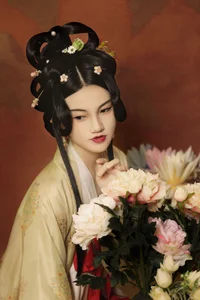 Elegant Traditional Chinese Hanfu Portrait Series: Featuring Model Shan Shan in YiTuYu Art Language Vol.9355 - image 0