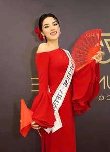 Ky Duyen Shines in Radiant Red Ao Dai at Miss Universe 2024 - image 10
