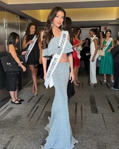 Ky Duyen Shines in Radiant Red Ao Dai at Miss Universe 2024 - image 4