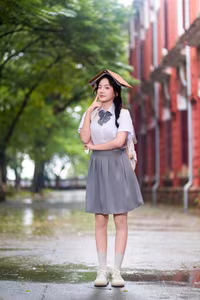 VGU No.156: Radiant Vietnamese Schoolgirl Shines in Elegant School Uniform - image 6