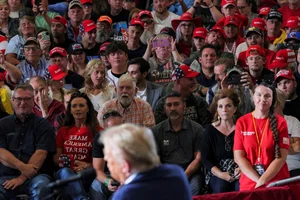 Capturing the Intensity: Memorable Moments from Trump and Harris on the Campaign Trail - image 4