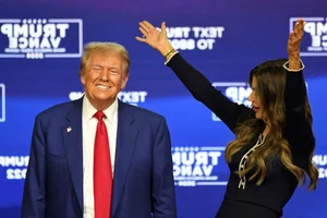 Capturing the Intensity: Memorable Moments from Trump and Harris on the Campaign Trail - image 11