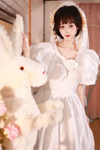 Pure White Wedding Elegance: YITUYU Art Language Featuring Wan Ning 2023.11.20 - image 2