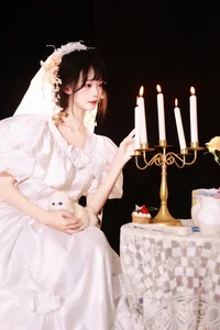 Pure White Wedding Elegance: YITUYU Art Language Featuring Wan Ning 2023.11.20 - image 12