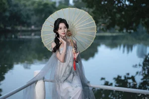 The Ethereal Grace of Da Xi Dacy in Art Language Vol.8897 by the Lake - image 1