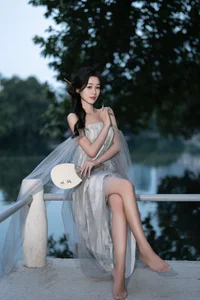 The Ethereal Grace of Da Xi Dacy in Art Language Vol.8897 by the Lake - image 15