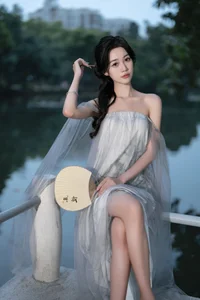 The Ethereal Grace of Da Xi Dacy in Art Language Vol.8897 by the Lake - image 35